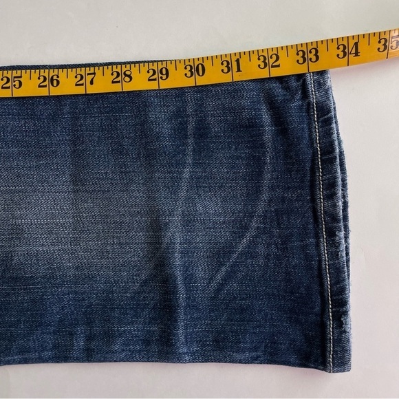 Women's D9 District 9 Rae Blue Denim Capri Jeans Size 34 - Picture 11 of 12